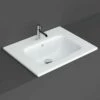 RAK Joy 610x465 1th Alpine White Drop-in Wash Basin - JOYDI06101WH