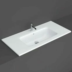 RAK Joy Alpine 1010x465 1th Drop-in Wash Basin - JOYDI10101WH