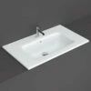 RAK Joy Alpine 810x465 1th White Drop-in Wash Basin - JOYDI08101WH