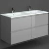 RAK Joy Urban Grey 1200mm Wall Hung Bathroom Vanity Unit
