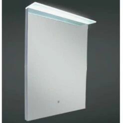RAK Manhattan LED Mirror, Demister Pad & Canopy 600x800mm - RAKMNHT5003