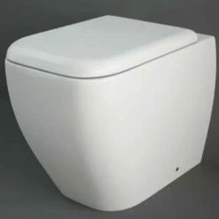 RAK Metropolitan White Back To Wall Toilet Pan & Soft Close Seat - METBTWPAN/SC