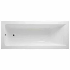 RAK Metropolitan White Single Ended Rectangular Bath 1800mmx800mm - METBATHL