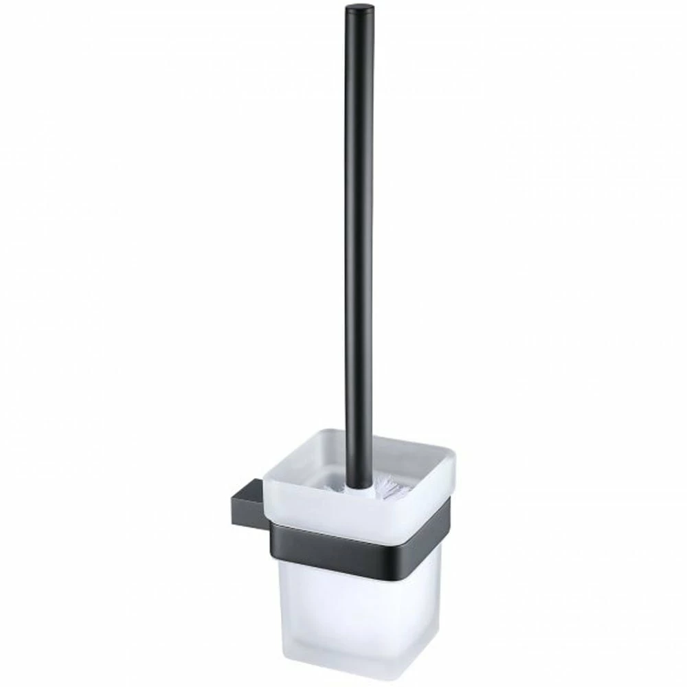 RAK Moon Black Toilet Brush & Holder - RAKMOO9908B 1 RAK Moon Black Toilet Brush & Holder - RAKMOO9908B