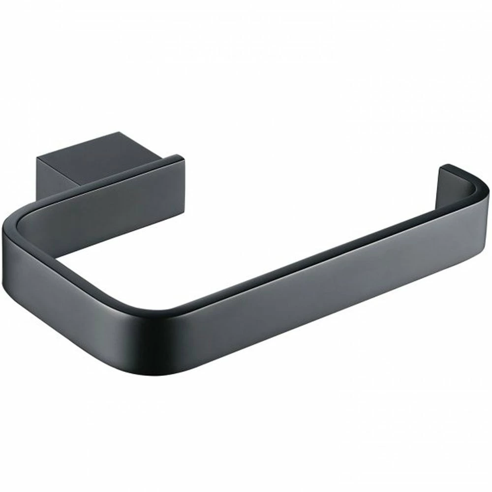 RAK Moon Black Toilet Roll Holder - RAKMOO9901B 1 RAK Moon Black Toilet Roll Holder - RAKMOO9901B
