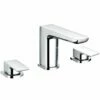 RAK Moon Chrome Deck Mounted 3-Hole Bath Filler Tap - RAKMOO3011