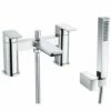 RAK Moon Chrome Dual Lever Bath Shower Mixer Tap & Handset - RAKMOO3005