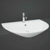 RAK Morning 550x420 1th White Semi Recessed Basin - MORSR5501AWHA