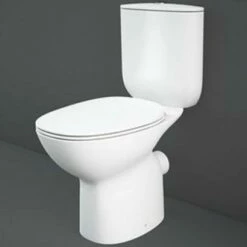 RAK Morning White Rimless Full Access Close Coupled Pan, Cistern & Urea Seat