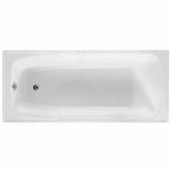 RAK Orient Alpine White Single Ended Rectangular Bath 1700x750mm - NORIBATH