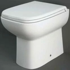 RAK Origin White Back To Wall Toilet Pan & Soft Close PP Seat - ORG17AWHA/SC
