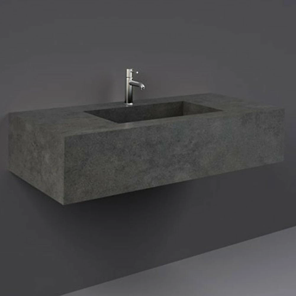 RAK Precious 1030x470 1th Behind Grey Wall Hung Wash Basin - PRECT10347104A 1 RAK Precious 1030x470 1th Behind Grey Wall Hung Wash Basin - PRECT10347104A