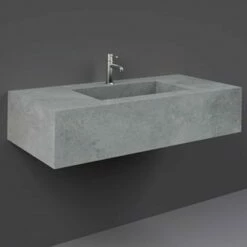 RAK Precious 1030x470 1th Surface Cool Grey Wall Hung Wash Basin - PRECT10347103A