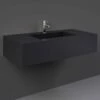 RAK Precious 1030x470 1th Uni Dark Black Wall Hung Wash Basin - PRECT10347105A