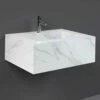 RAK Precious 630x470 1th Carrara Console Wall Hung Wash Basin - PRECT06347100A