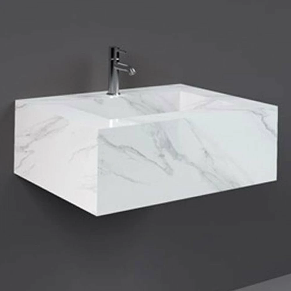 RAK Precious 630x470 1th Carrara Console Wall Hung Wash Basin - PRECT06347100A 1 RAK Precious 630x470 1th Carrara Console Wall Hung Wash Basin - PRECT06347100A