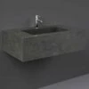 RAK Precious 830x470 1th Behind Grey Wall Hung Wash Basin - PRECT08347104A