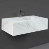 RAK Precious 830x470 1th Carrara Console Wall Hung Wash Basin - PRECT08347100A