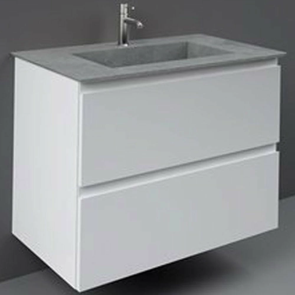 RAK Precious 830x470 1th Cool Grey Drop-In Wash Basin - PREOC08347103A 1 RAK Precious 830x470 1th Cool Grey Drop-In Wash Basin - PREOC08347103A