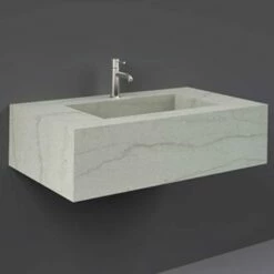 RAK Precious 830x470 1th Macaubus Console Wall Hung Wash Basin - PRECT08347101A