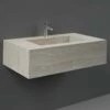 RAK Precious 830x470 1th Travertino Console Wall Hung Wash Basin - PRECT08347102A