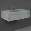 RAK Precious Surface Cool Grey 1 Tap Hole Wall Hung Wash Basin - PRECT08347103A