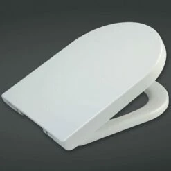 RAK Quick Release White Soft Close Urea Seat For Rimless Pan - RAKSEAT011