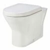RAK Resort White Back To Wall Rimless Extended Height Toilet Pan & Seat