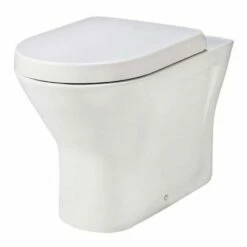 RAK Resort White Back To Wall Rimless Extended Height Toilet Pan & Seat