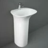 RAK Sensation 550x460 1th Alpine White Full Pedestal Basin - SENFS5501AWHA