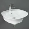 RAK Sensation 550x460 1th Alpine White Wall Hung Basin - SENWB5501AWHA