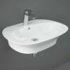 RAK Sensation 650x460 1th Alpine White Wall Hung Basin - SENWB6501AWHA