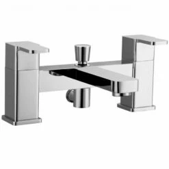 RAK Series 600 Chrome Bath Shower Mixer Tap With Head & Holder - RAKS6003005