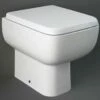 RAK Series 600 White Back To Wall Toilet Pan & Urea Seat - S600BTWPAN/014