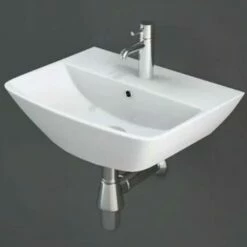 RAK Summit 400x310 1th Alpine White Cloakroom Wash Basin - SUM40BAS1
