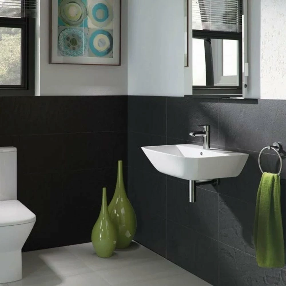 RAK Summit 400x310 1th Alpine White Cloakroom Wash Basin - SUM40BAS1 2 RAK Summit 400x310 1th Alpine White Cloakroom Wash Basin - SUM40BAS1 - Image 2