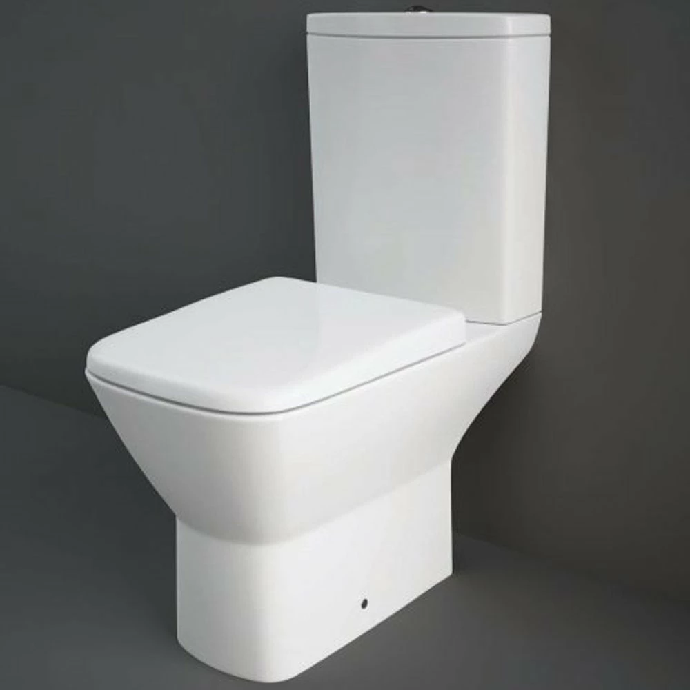RAK Summit Alpine White Close Coupled Toilet Pan, Cistern & Urea Seat - SUMPAKSC 1 RAK Summit Alpine White Close Coupled Toilet Pan, Cistern & Urea Seat - SUMPAKSC