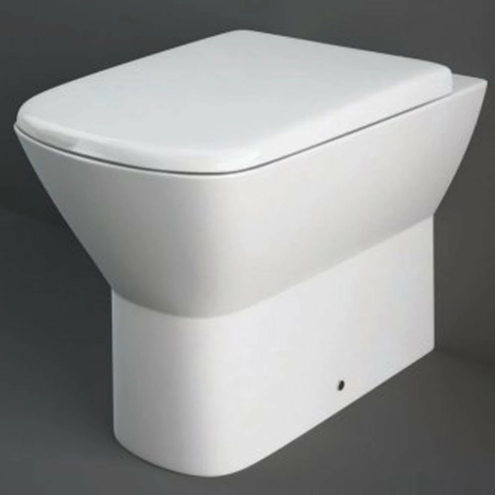 RAK Summit White Back To Wall Toilet Pan & Urea Soft Close Seat - SUMBTWPAN/SC 1 RAK Summit White Back To Wall Toilet Pan & Urea Soft Close Seat - SUMBTWPAN/SC