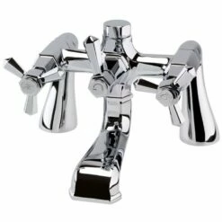Front Page 46 RAK Washington Chrome 3 Handle Bath Filler Tap - RAKWTN3004
