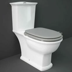 RAK Washington White Close Coupled Toilet Pan, Cistern & Seat - WASPAK503