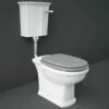 RAK Washington White Low Level Toilet Pan, Cistern & Seat - WASPAKLL503