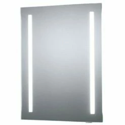 Sensio Isla Plus 650x500mm Cool White Battery Operated Diffused LED Mirror