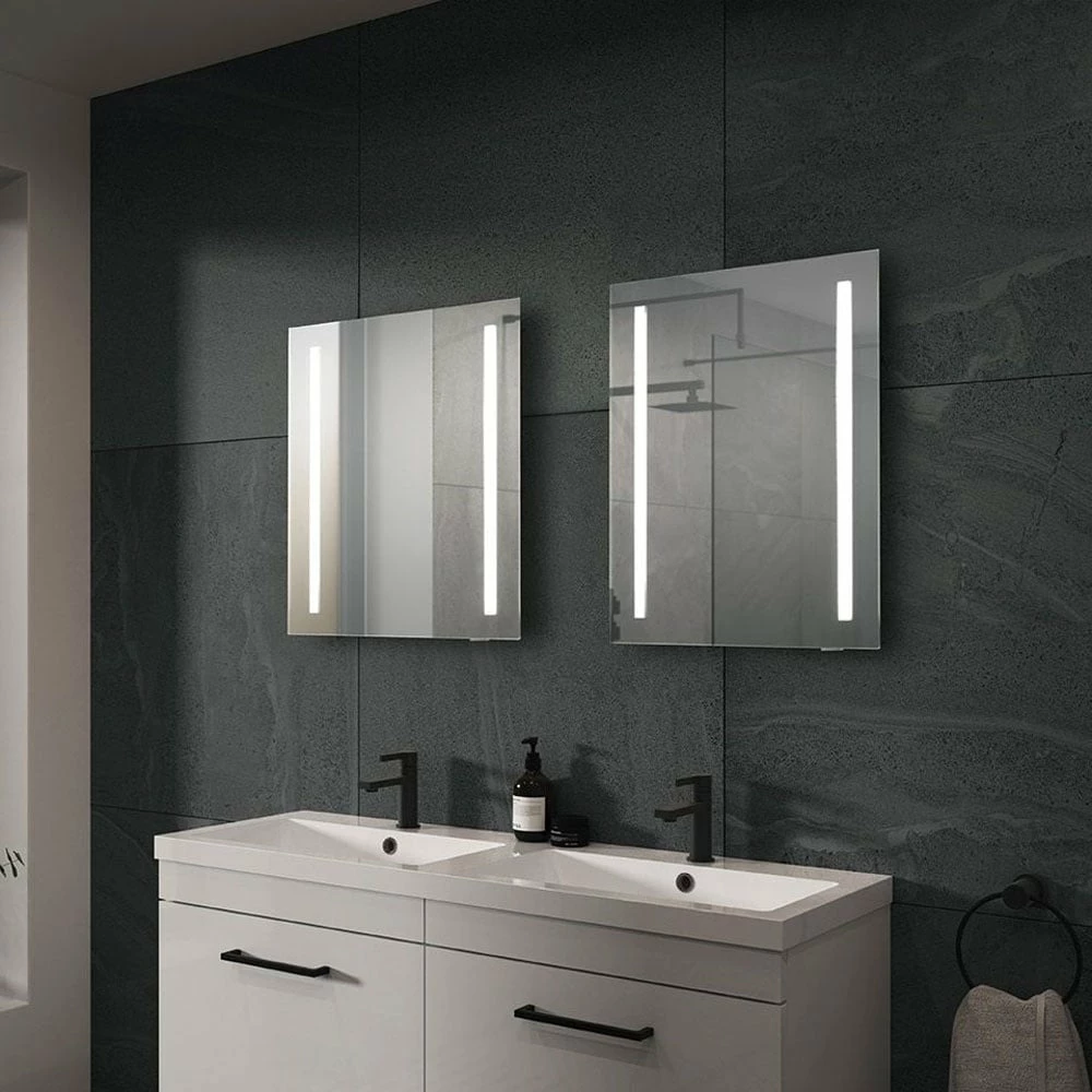 Sensio Isla Plus 650x500mm Cool White Battery Operated Diffused LED Mirror 2 Sensio Isla Plus 650x500mm Cool White Battery Operated Diffused LED Mirror - Image 2