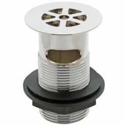 Tre Mercati 1 1/4" Brass Flush Grated Waste (Slotted) TM718