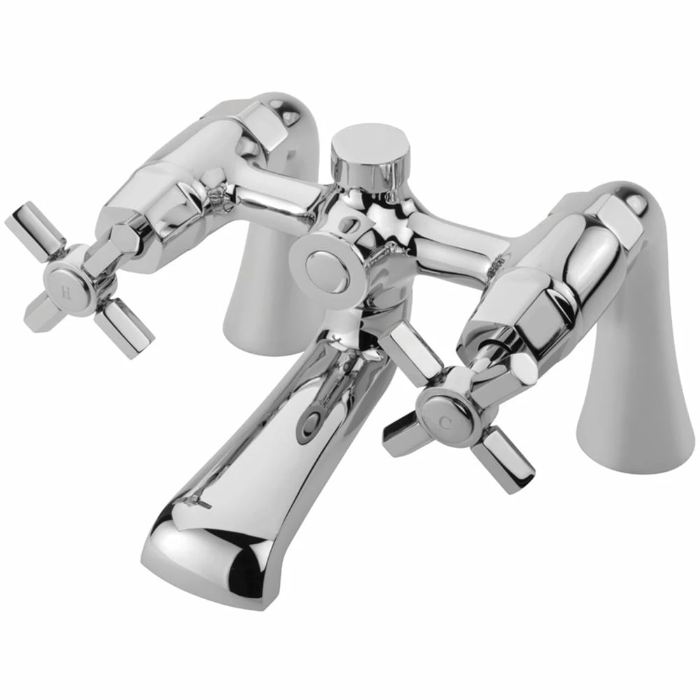 Tre Mercati Charleston Chrome Traditional Pillar Bath Filler Tap TM1403 1 Tre Mercati Charleston Chrome Traditional Pillar Bath Filler Tap TM1403