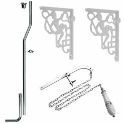 Tre Mercati High Level Flush Pipe Kit TM719A