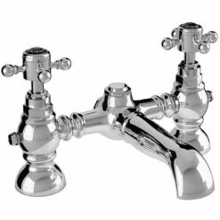 Front Page 39 Vibrance Vogue Polished Chrome Twin Lever Bath Filler Tap