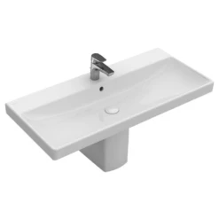 Villeroy & Boch Avento 1000x470 1th White Basin & Semi Pedestal