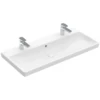 Villeroy & Boch Avento 1000x470 2th White Basin & Semi Pedestal