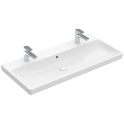 Villeroy & Boch Avento 1000x470 2th White Basin & Semi Pedestal